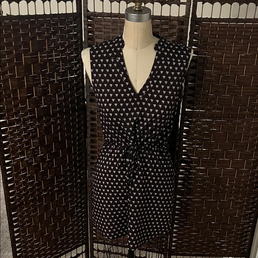 BB Dakota Brown and Gray Mini Dress